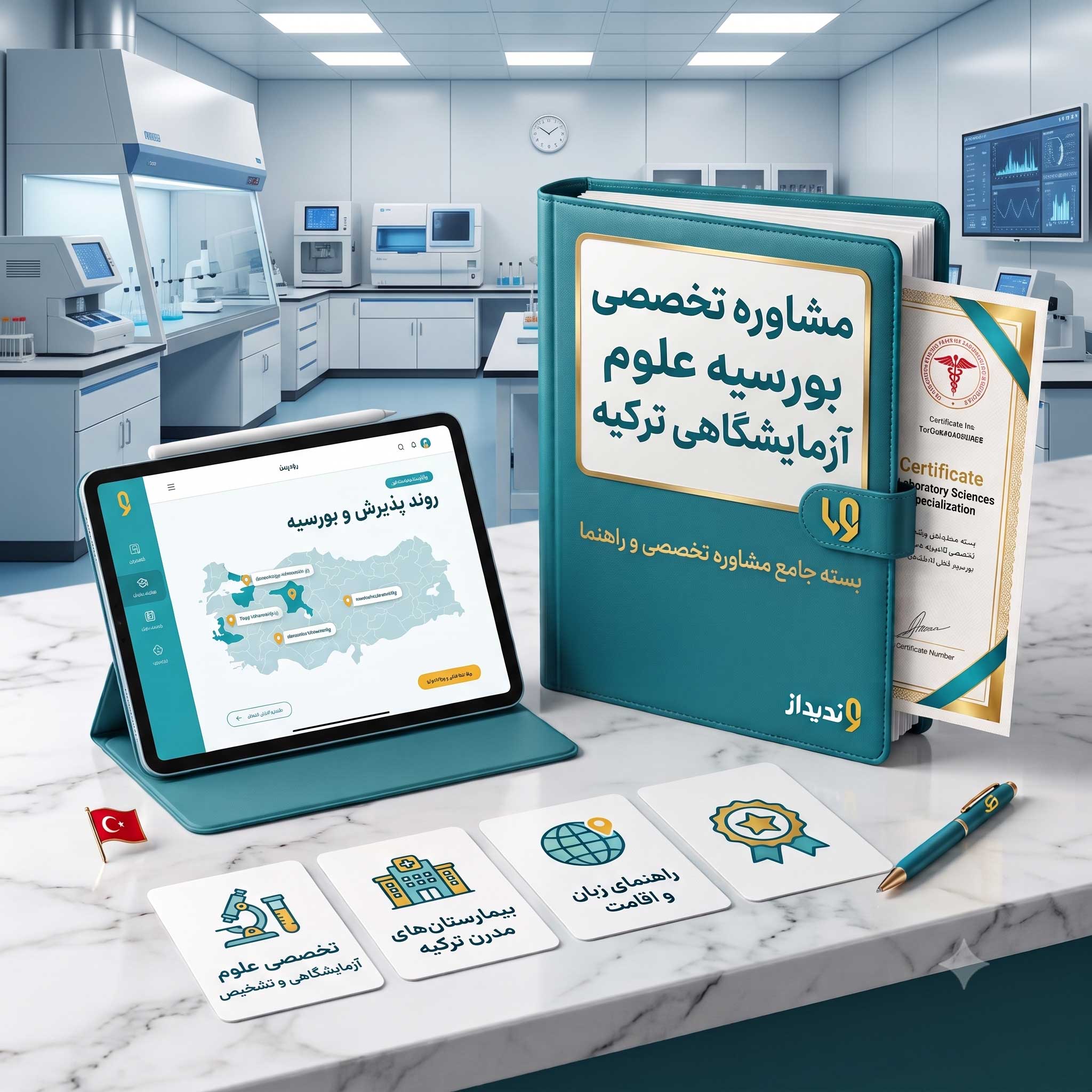خدمات مشاوره اخذ بورسیه رشته علوم آزمایشگاهی دانشگاههای ترکیه
